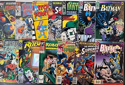 MARVEL DC BATMAN GREEN LANTERN SUPERMAN SIMPSONS Spider-Man Lot Of 31 • $50.99