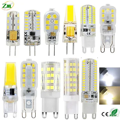 G4 G9 LED Light Bulb 3W 5W 7W 8 9W 10W COB Dimmable Capsule Lamp Replace Halogen • £2.08