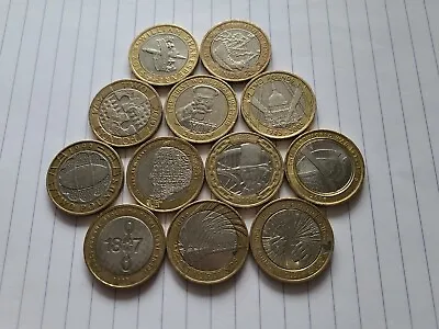 Rare Two Pound Coins Job Lot 12 X £2 Coins. Mary Rose Shakespeare... • £45