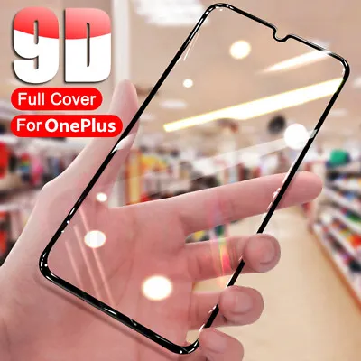 Full Cover Tempered Glass Screen Protector For OnePlus 8 Pro 8 7T 7 6T 6 Pro 3T • $5.49