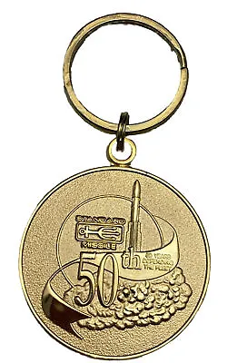 General Dynamics Standard Missile 50th 50 Years Defending The Fleet Keychain • $10.08