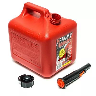 2 Gallon Red Gas Can Container Midwest 2300 Gas Company 2 Gallon - Made In USA • $26.99