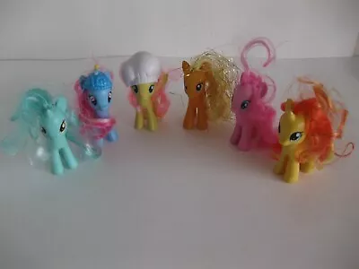 My Little Pony Lot Of 6 3-3 1/2 Inches Tall • $14.99