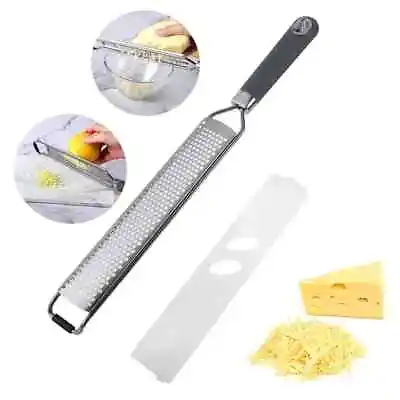 Stainless Steel Lemon Zester Cheese Grater Slicer Kitchen Grinder Tools Gagets • £7.99