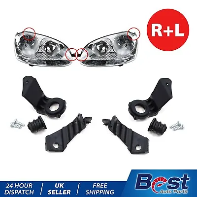 Vw Golf Mk5 Jetta Mk3 Headlamp Headlight Bracket Tab Repair Kit R+l Side • $19.29