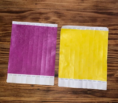 £2 • Buy 3/4” Plain Tyvek Paper Wristbands For Events/Parties/Security/Festivals