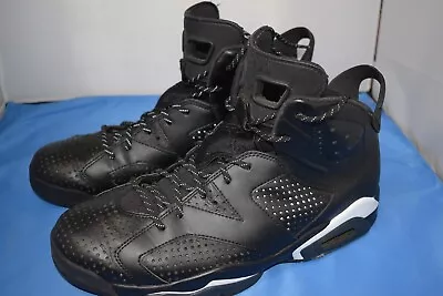 Jordan 6 Retro Black Cat Shoes Sneakers 2016 384664-020 Mens Size 10.5 #169 • $125