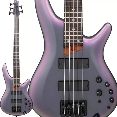 Ibanez SR505E-BAB 5-String Electric Bass Black Aurora Burst Gloss With Gig Bag • $718.61