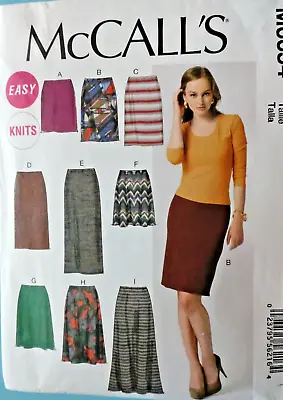 McCall's M6654 EASY Pencil Or Maxi Skirt Sewing Pattern Size 6-14 Or 14-22 Uncut • $9.99