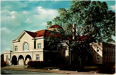 First Christian Church Jackson & Olive Streets Mexico Missouri Chrome Postcard • $6.79