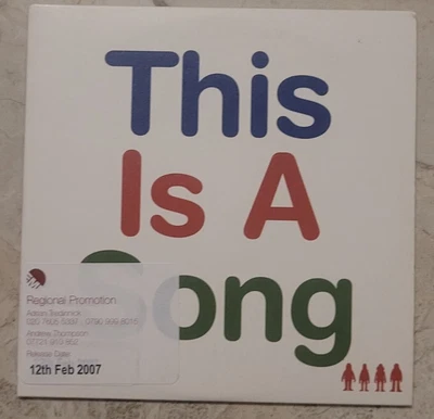 £2.79 • Buy The Magic Numbers - This Is A Song  (Promo CD) *VGC* [0018]
