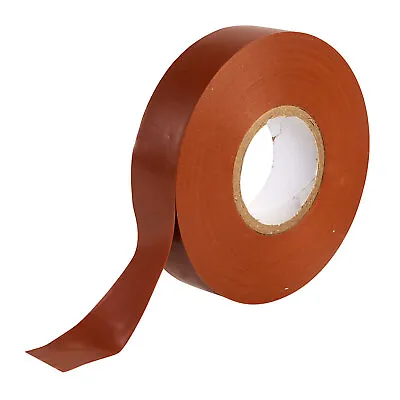 Ultratape Brown PVC Electrical Insulating Tape 19mm X 33m • £2.97