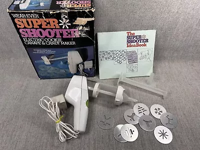 Vintage Wear-Ever Super Shooter Electric Cookie Canape & Candy Maker Works 70001 • $29.99