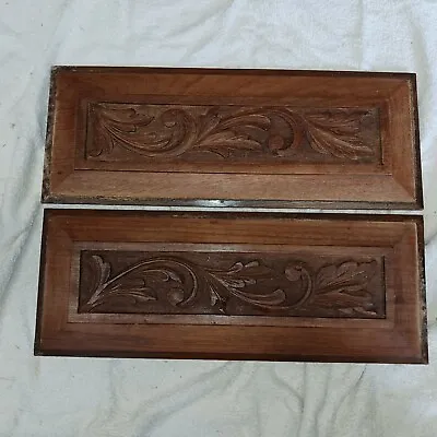 £20 • Buy Antique Carved Reclaimed Wooden Panel 