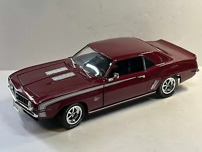 ERTL American Muscle Red 1969 Camaro SS396 1:18 Die Cast Burgundy READ • $19