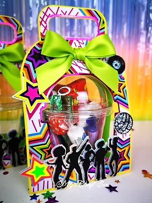 Disco Retro Domo Cups Party Favour Domo Cup Birthday Party Gifts Personalised • £4.99