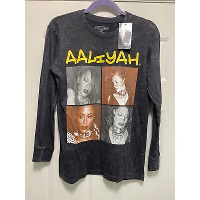 Aaliyah Women's Size Small Long Sleeve T-Shirt Tee NWT • $20.50