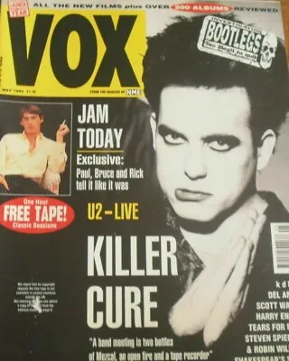£4.65 • Buy VOX 20 THE CURE Shakespears Sister THE JAM Tourists U2 ZOO TV LIVE May 1992