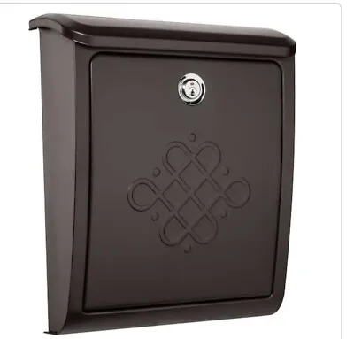New Architectural Mailboxes Rubbed Bronze Bordeaux Wall Mounted Locking Mailbox • $24.64