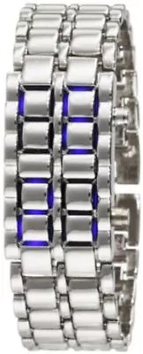 Gadgets & Gear Sub Zero Blue Steel LED Faceless Silver Tone Watch ~ GREAT GIFT  • $26.32