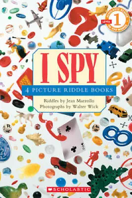 I Spy: 4 Picture Riddle Books (School Reader Collection Lvl 1: (Scholasti - GOOD • $3.92