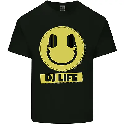 £8.99 • Buy Headphones DJ Life Acid Face Vinyl Decks Kids T-Shirt Childrens