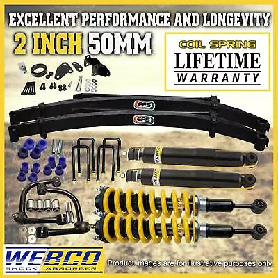 2  Pre Assembled Lift Kit Control Arm Shocks EFS Leaf For Ford Ranger 12-18 • $1659