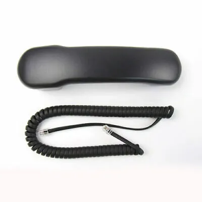 NEW Handset Receiver W/ Cord For Nortel Aastra Mitel M8004 Phone Charcoal Black • $14.99