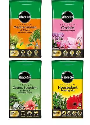 Miracle-Gro Houseplant Potting Compost Mix And Enriched With Minerals • £7.95