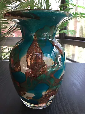 Mdina Art Glass Vase • $25.99