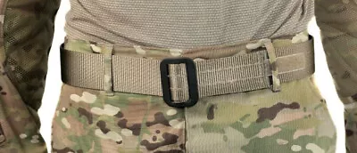 Raine Tactical Gear Military Rigger Belt Sand  Size X- Large  Made In U.S.A. • $19.99