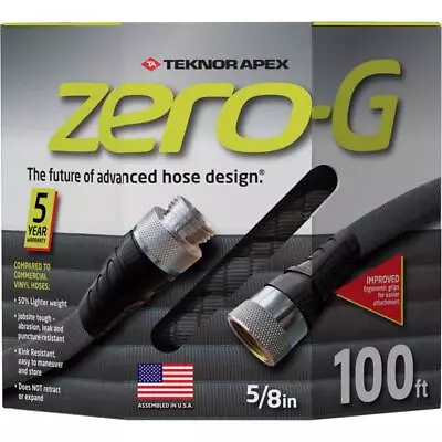 Teknor Apex Zero-G 5/8in. D X 100ft. L Commercial Grade Expandable Garden Hose • $73.12