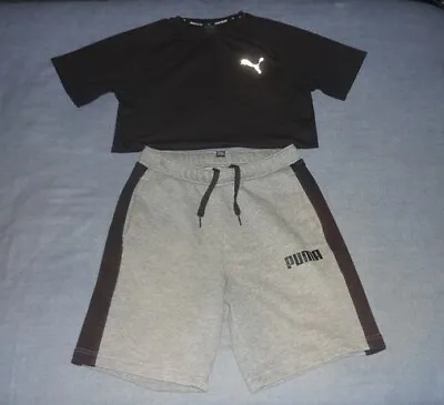$18 • Buy Boys Size Large 11 - 12 + 13 -14 Puma Shorts T-shirt