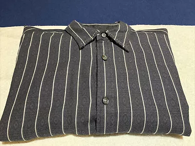 Vtg Malibu Cowboy Striped Long Sleeve Shirt XXL 2XL  • $20.99