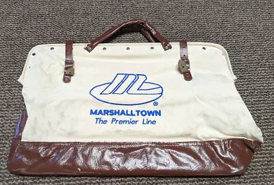 Marshalltown The Premier Line Canvas Concrete Masonry Trowel Tool Bag 831 L 20  • $54