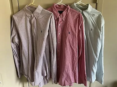 Polo Ralph Lauren Dress Shirts XL (lot Of 3) • $35