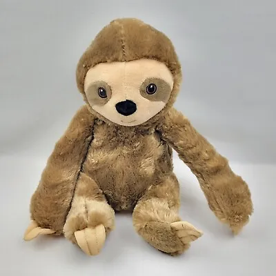 Soft Brown Plush Stuffed Sloth With Squeaker • $8.98