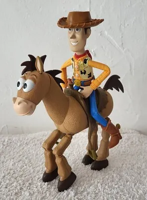 £16.95 • Buy 1996 Mattel Toy Story Woody & Bullseye Action Figures Disney