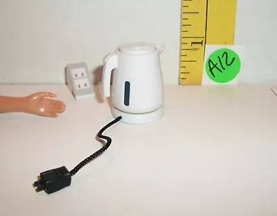 Miniature Epoch Accessory Realistic Coffee Pot With Cord 1/6 For Barbie A12 • $9.35