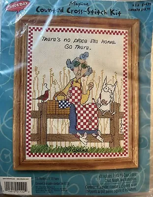 Maxine - Shoebox By Hallmark Cross Stitch Kit - No Place Like Home GO THERE  New • $10.89