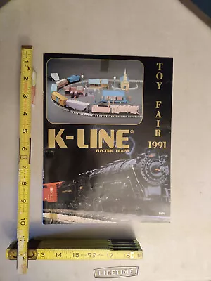 K-Line Electric Model Trains 1991 Catalog O & O-27 Gauge NonProfit EDU Org • $3.95