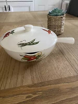 EGERSUND Norway Vintage Lidded Casserole Dish With Handle Pan/ Serving Dish • £15