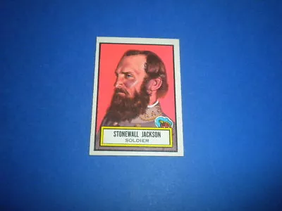 LOOK 'N SEE Trading Card #40 - T.C.G./TOPPS 1952 U.S.A. STONEWALL JACKSON • $32