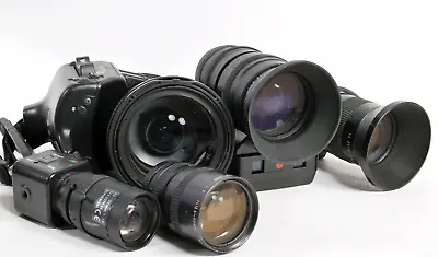 LOT Of 5 PROFESSIONAL T.V Lenses CANON FUJINON TAMRON SONY NEX Micro 4/3rd • $199