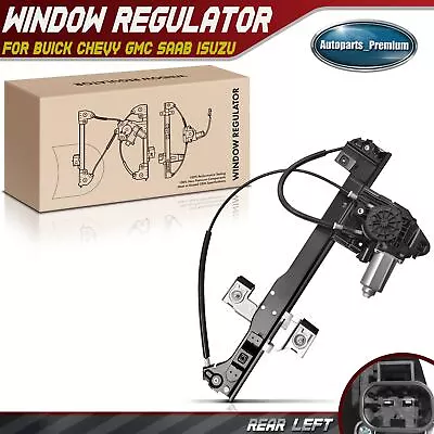 Window Regulator Motor For Chevy Traiblazer 2002-2009 GMC Envoy Buick Rear Left • $40.49