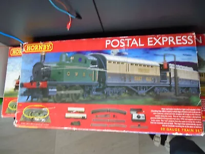 Hornby R1180 Postal Train Express Gauge Train Set R8206 Power Track  • £80