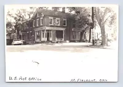 Post Office MT. PLEASANT Ohio RPPC-Size Vintage Photo Jefferson County 1958 • $12.99