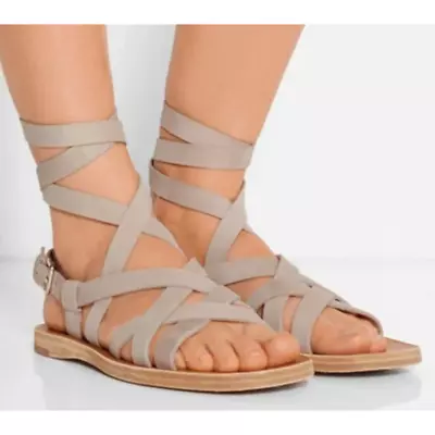 Miu Miu Roman Gladiator Sandals Size 40/10 • $40