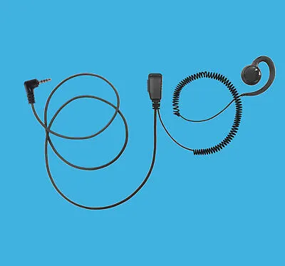 Housekeeping Driver C-Ring Two Way Radio Headphone PTT For Vertex Pro V VXA-150 • $12.90