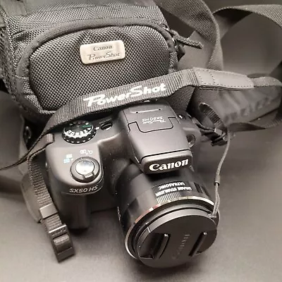 Canon PowerShot SX50HS Digital Camera 50x Optical Zoom 12.1 Mega Pixels UNTESTED • £24